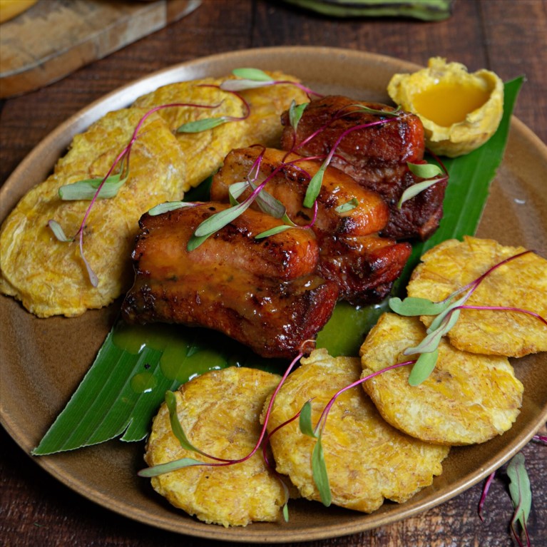 Costillas en salsa de mango